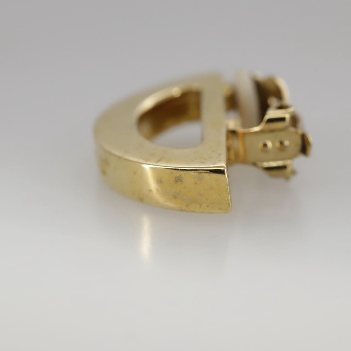 Céline Gold Metal Earring Jewelry (Pre-Owned)