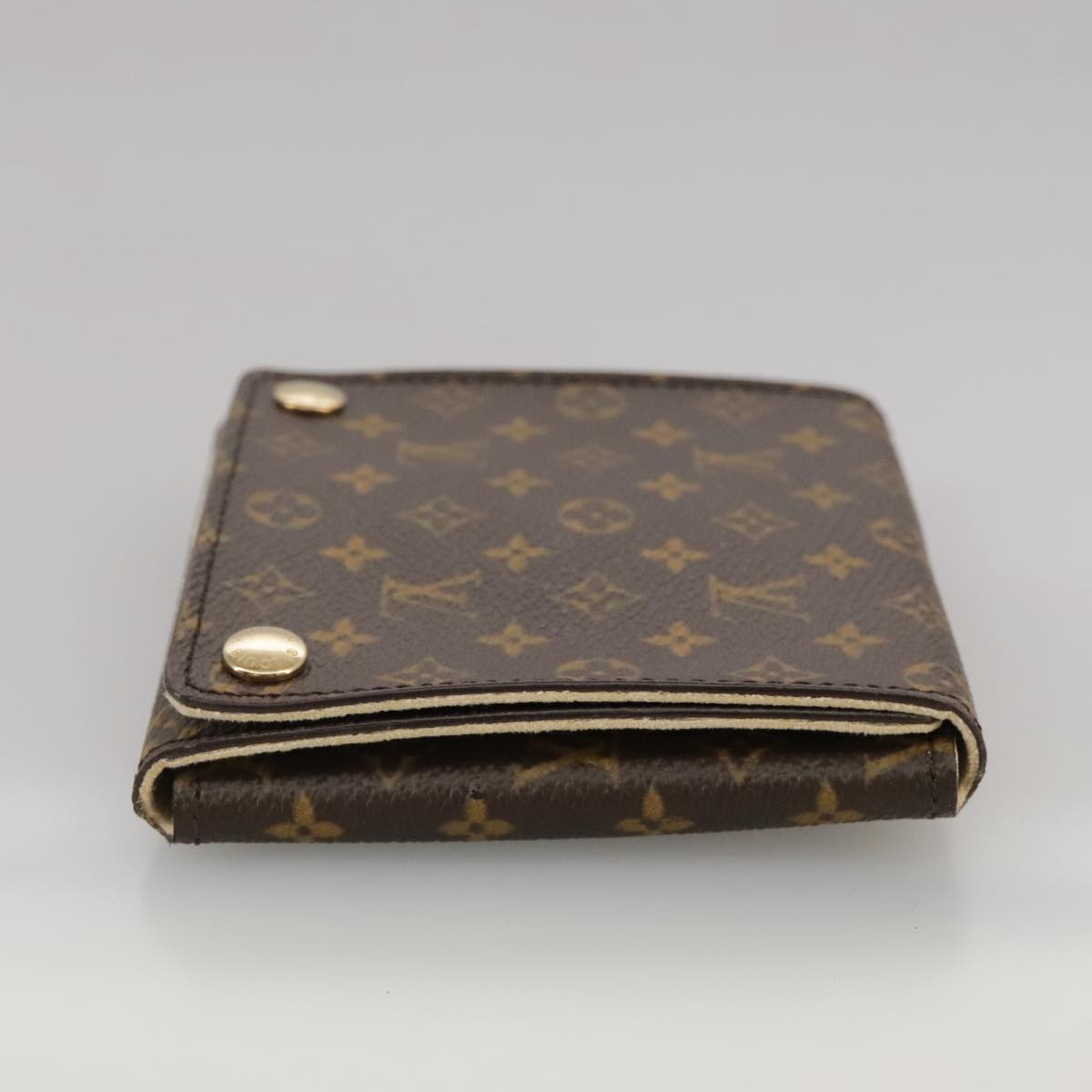 Louis Vuitton Earrings Brown Canvas Wallet (Pre-Owned)