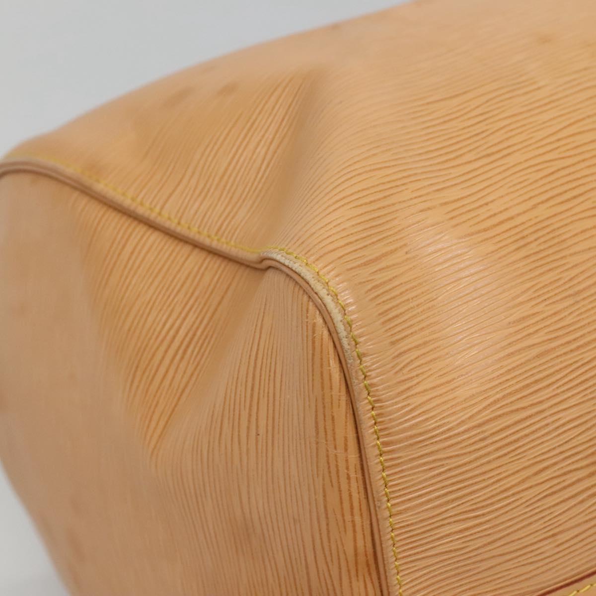 Louis Vuitton Keepall 50 Beige Leather Travel Bag (Pre-Owned)