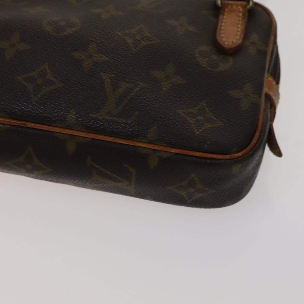 Louis Vuitton Marly Brown Canvas Shoulder Bag (Pre-Owned)