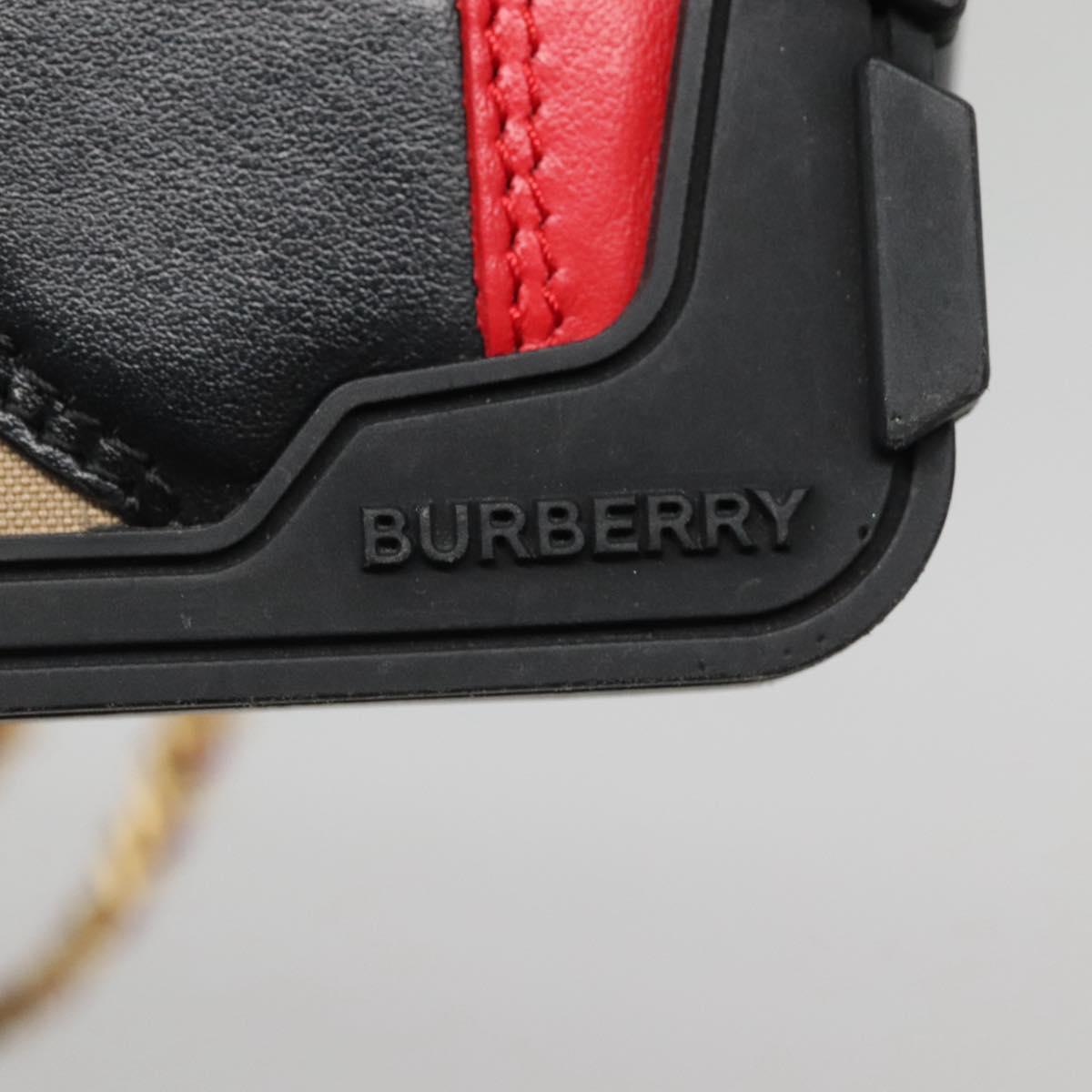 Burberry Tb Beige Canvas Shoulder Bag (Pre-Owned)