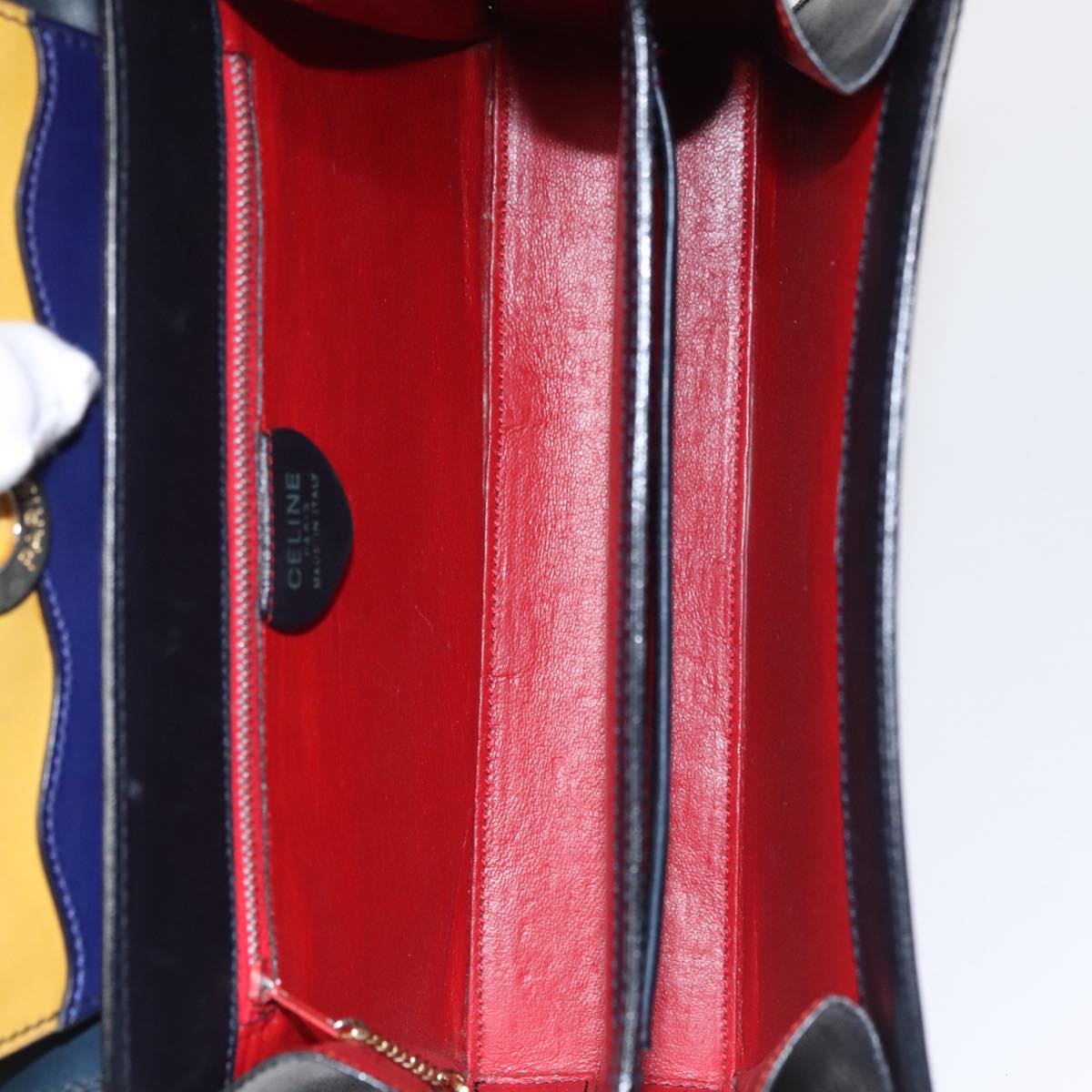 Céline Navy Leather Handbag (Pre-Owned)