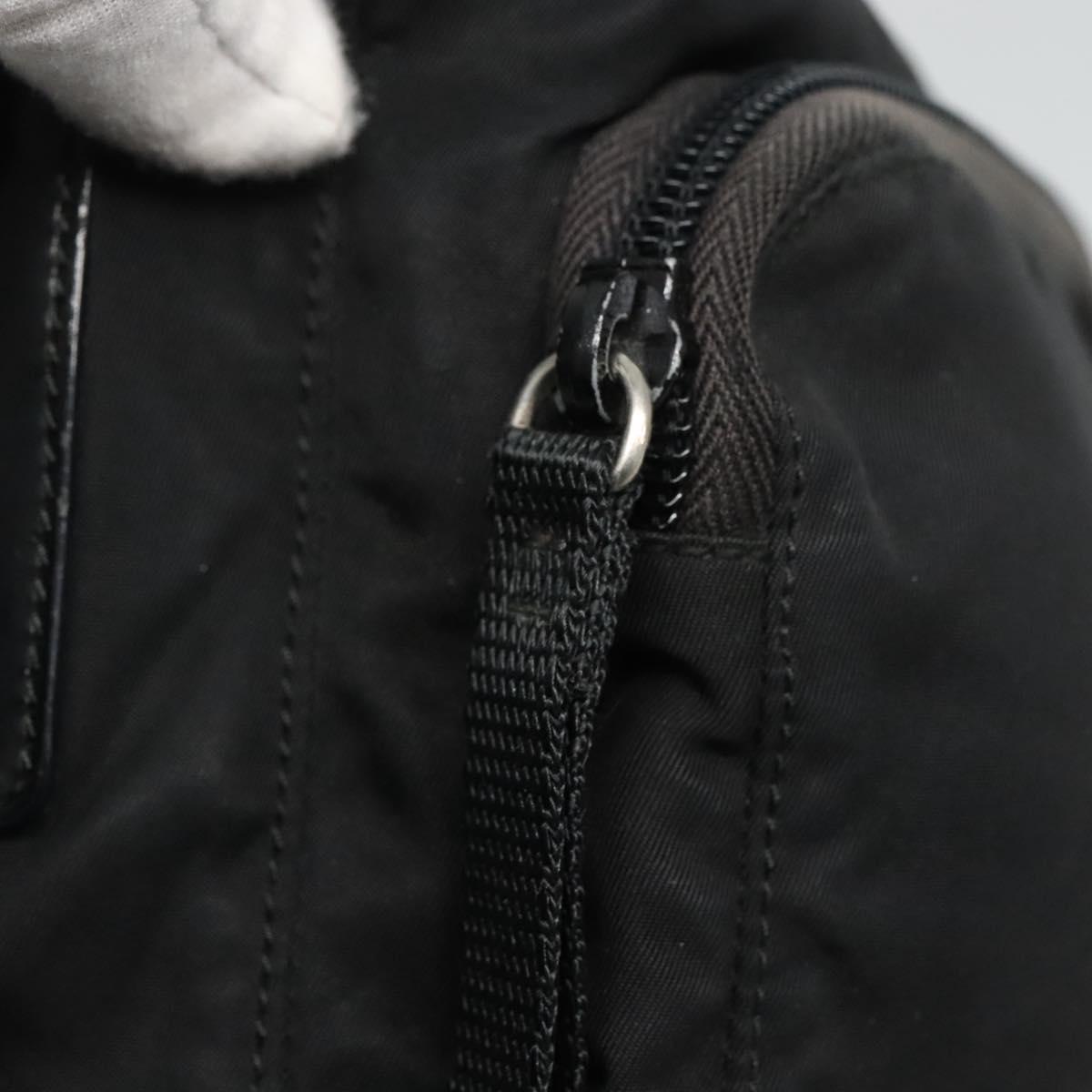 Prada Re-Nylon Black Synthetic Shoulder Bag (Pre-Owned)