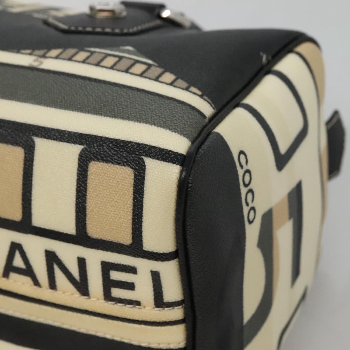 Chanel Central Station Beige Canvas Travel Bag (Pre-Owned)