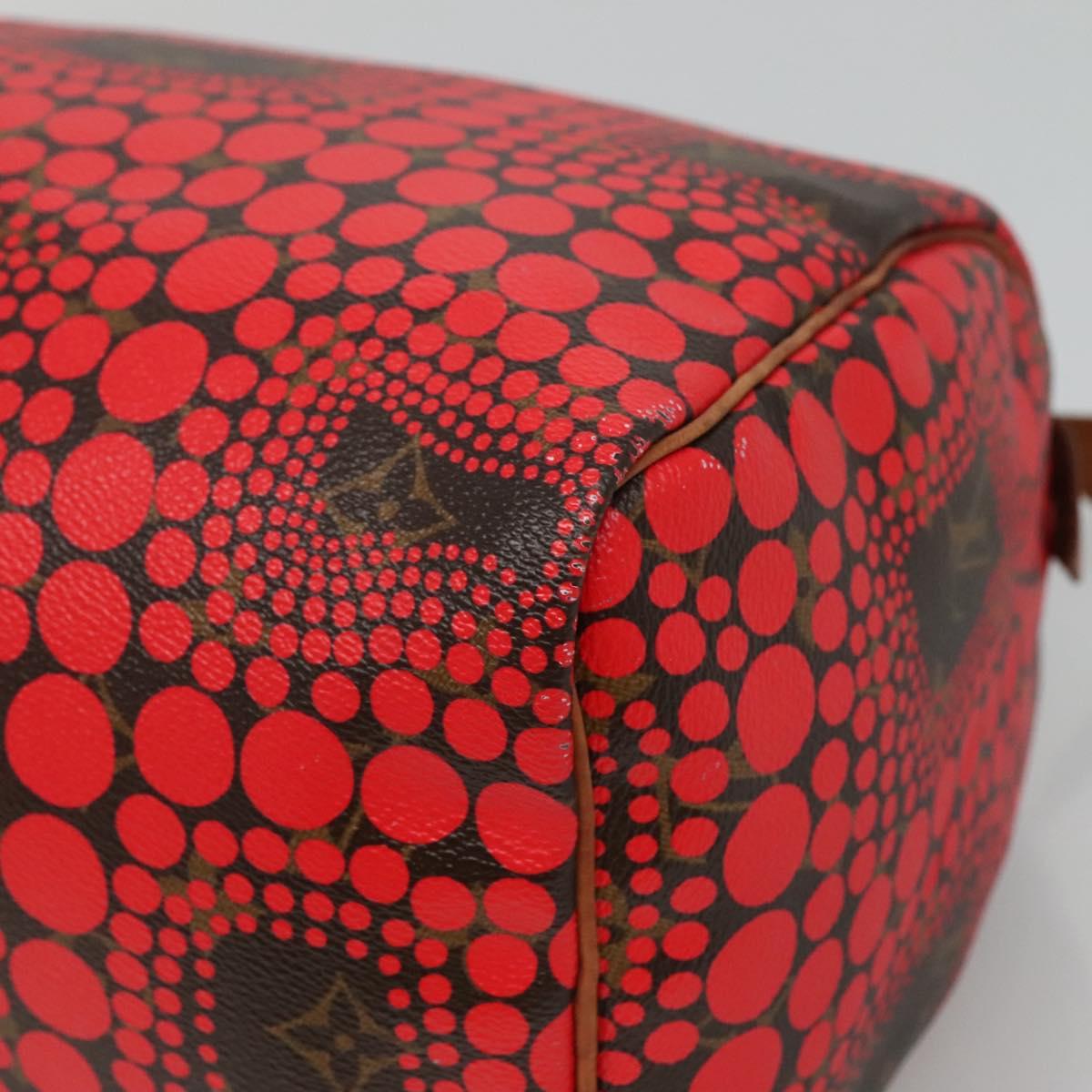 Louis Vuitton Speedy 30 Red Canvas Handbag (Pre-Owned)