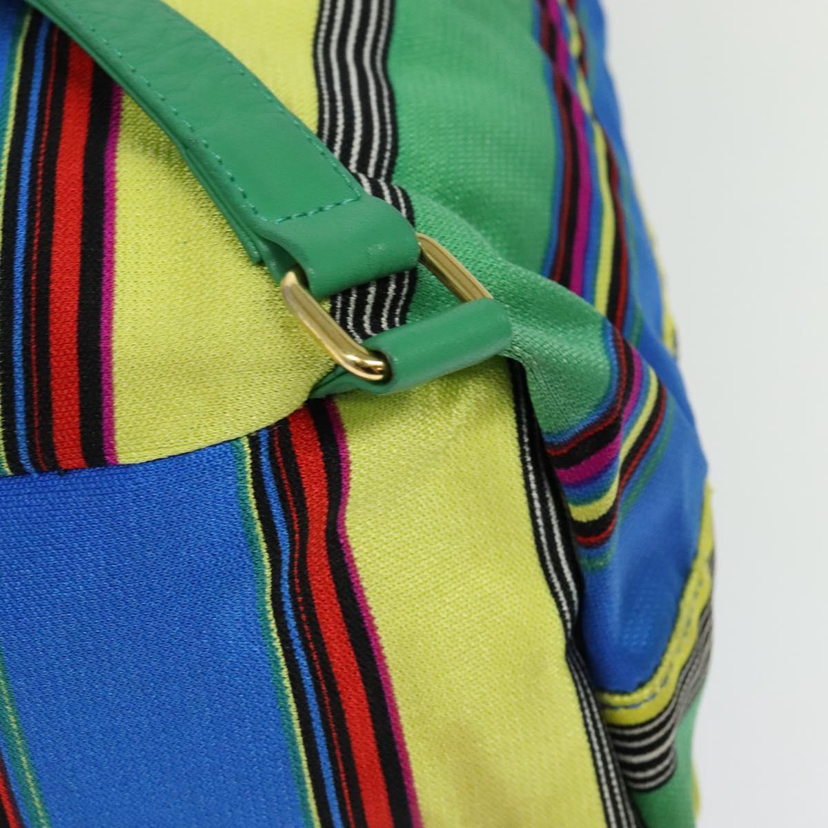 Versace Multicolour Nylon Backpack Bag (Pre-Owned)