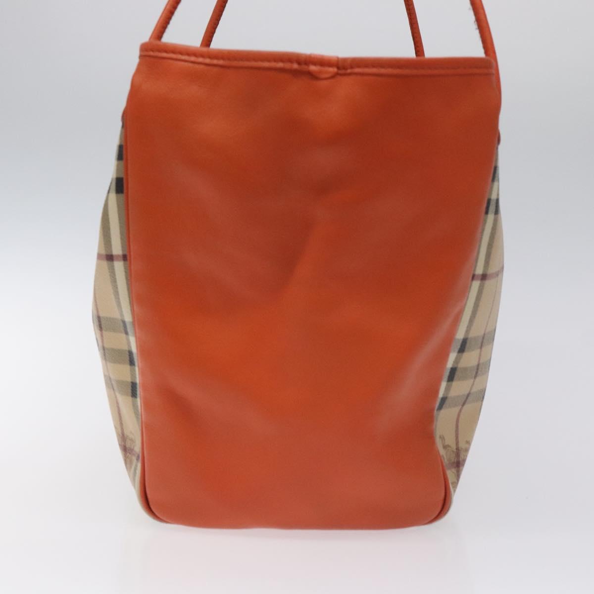 Burberry Nova Check Beige Canvas Tote Bag (Pre-Owned)