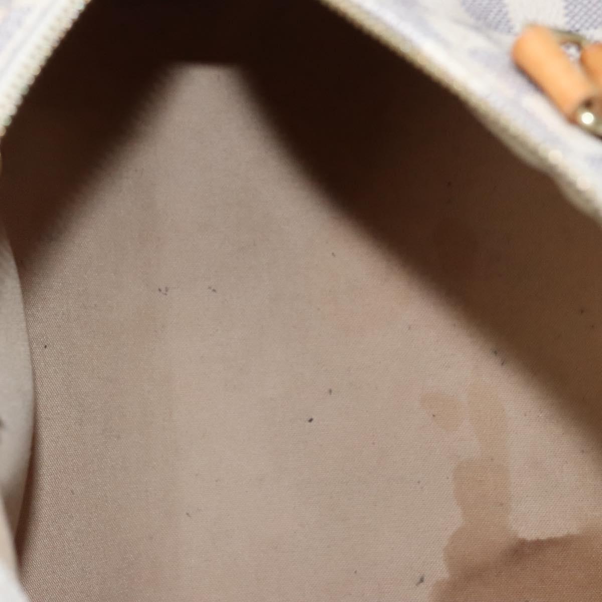 Louis Vuitton Speedy 30 White Canvas Handbag (Pre-Owned)