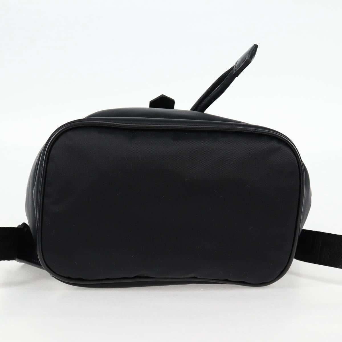 Versace Medusa Black Nylon Backpack Bag (Pre-Owned)