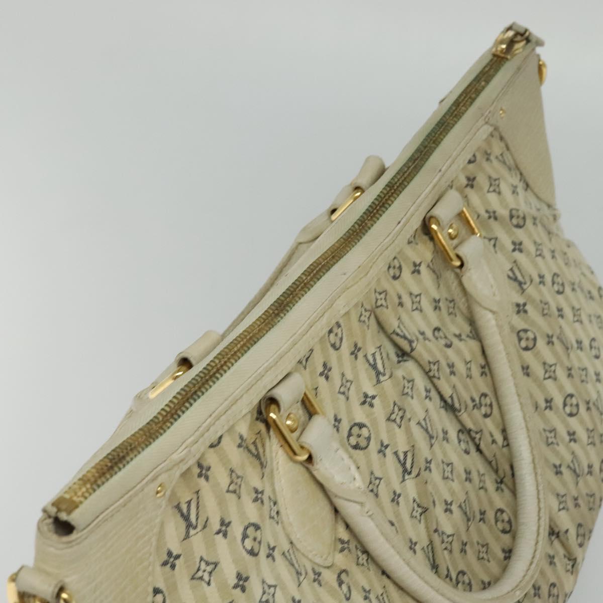 Louis Vuitton Marina Gm Blue Canvas Handbag (Pre-Owned)