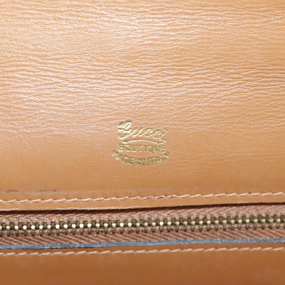 Gucci Micro Small Gg Canvas Beige Canvas Clutch Bag (Pre-Owned)