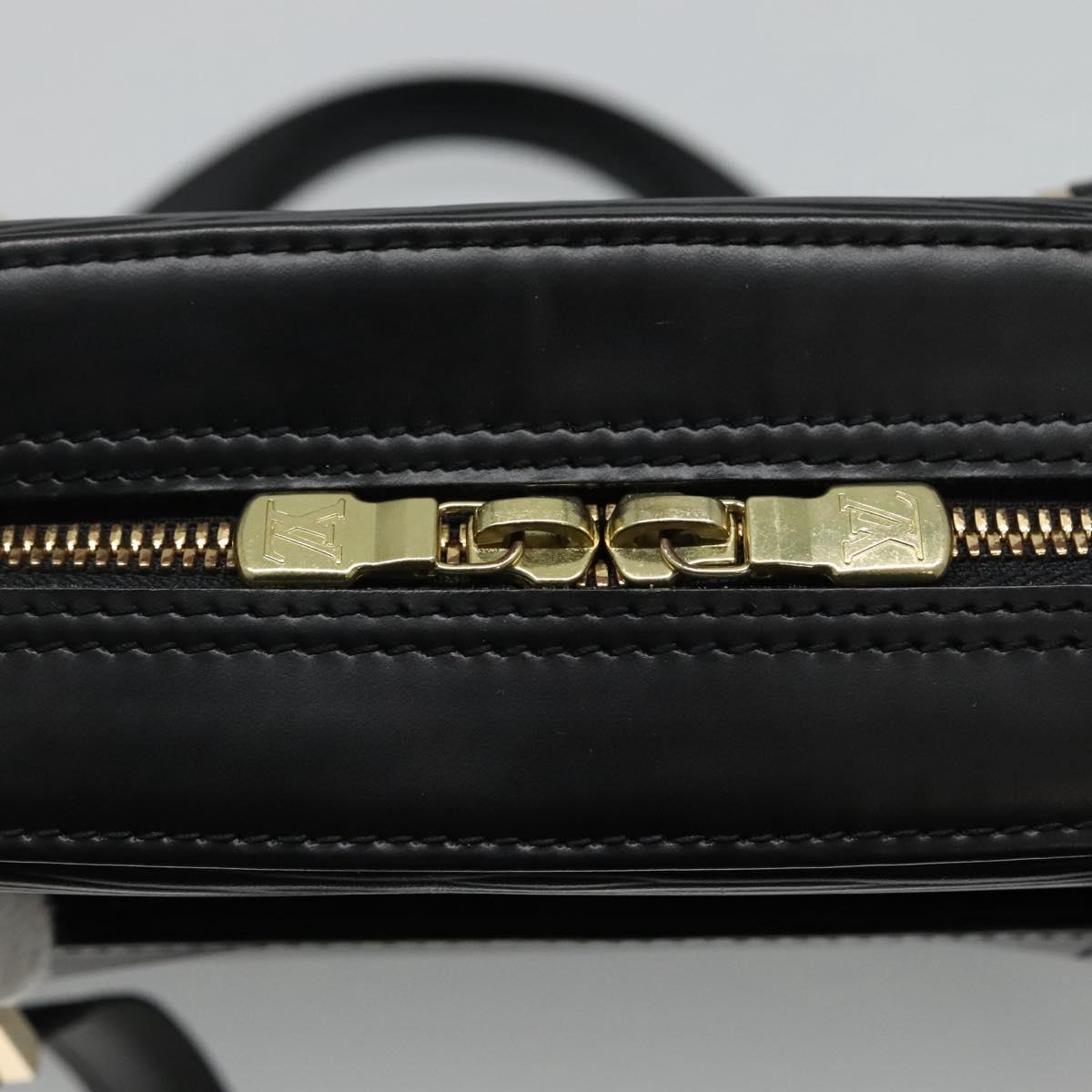 Louis Vuitton Voltaire Black Leather Shoulder Bag (Pre-Owned)