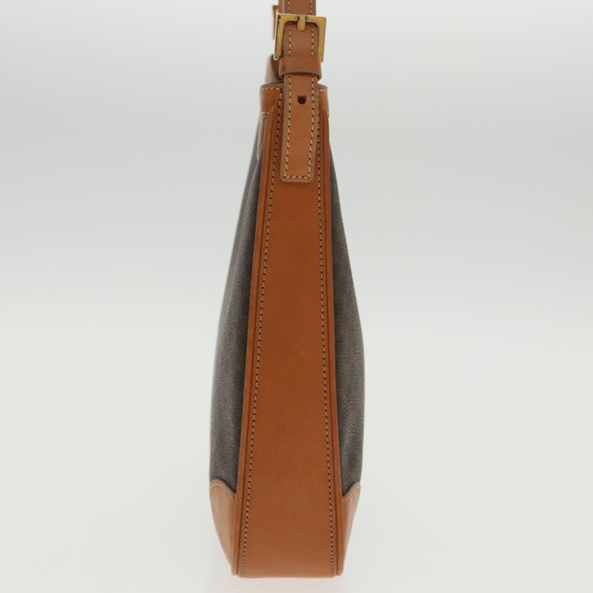 Céline Macadam Brown Canvas Shoulder Bag (Pre-Owned)