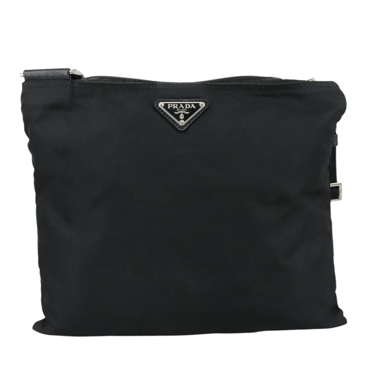 Prada Black Synthetic Shoulder Bag (Pre-Owned)