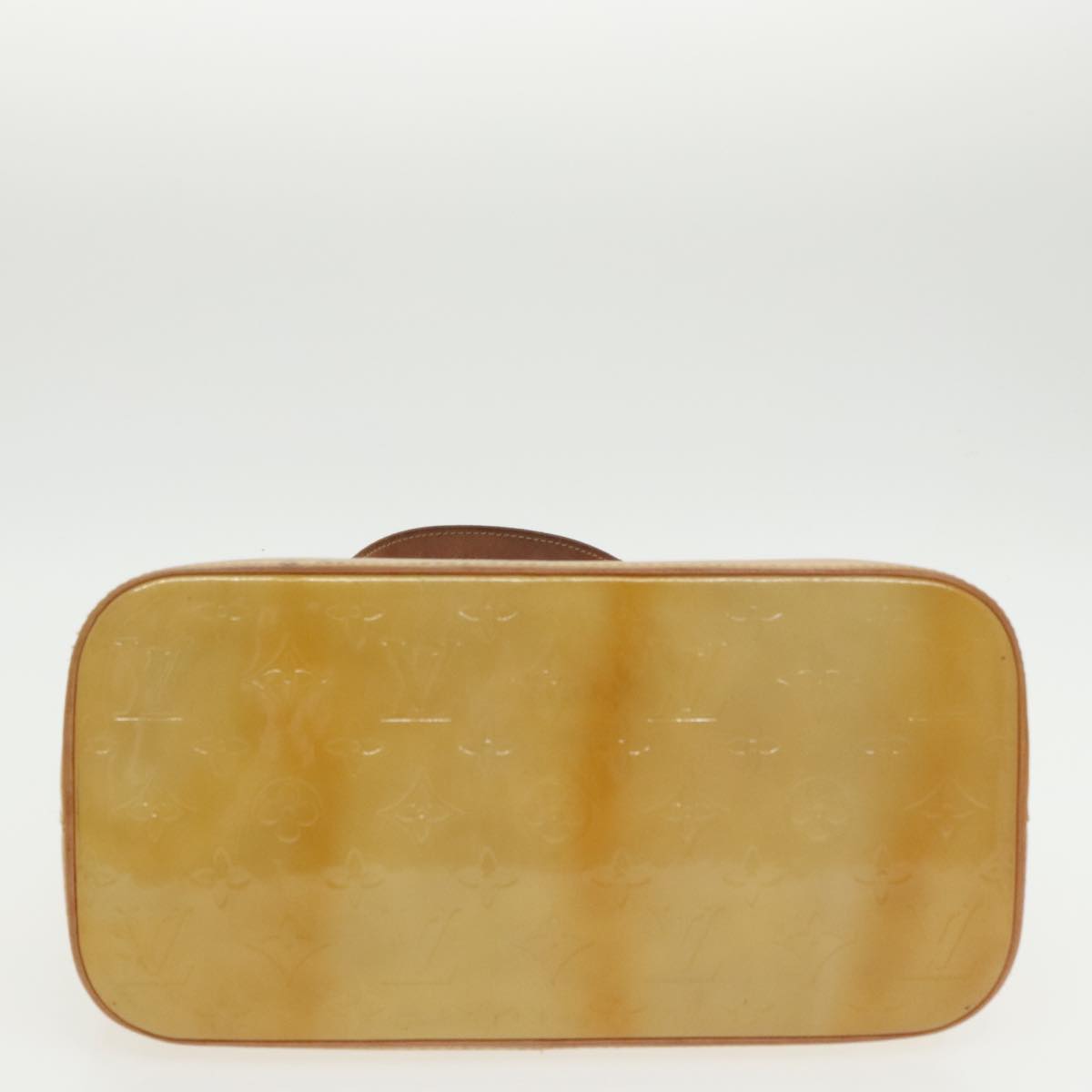 Louis Vuitton Houston Yellow Patent Leather Handbag (Pre-Owned)