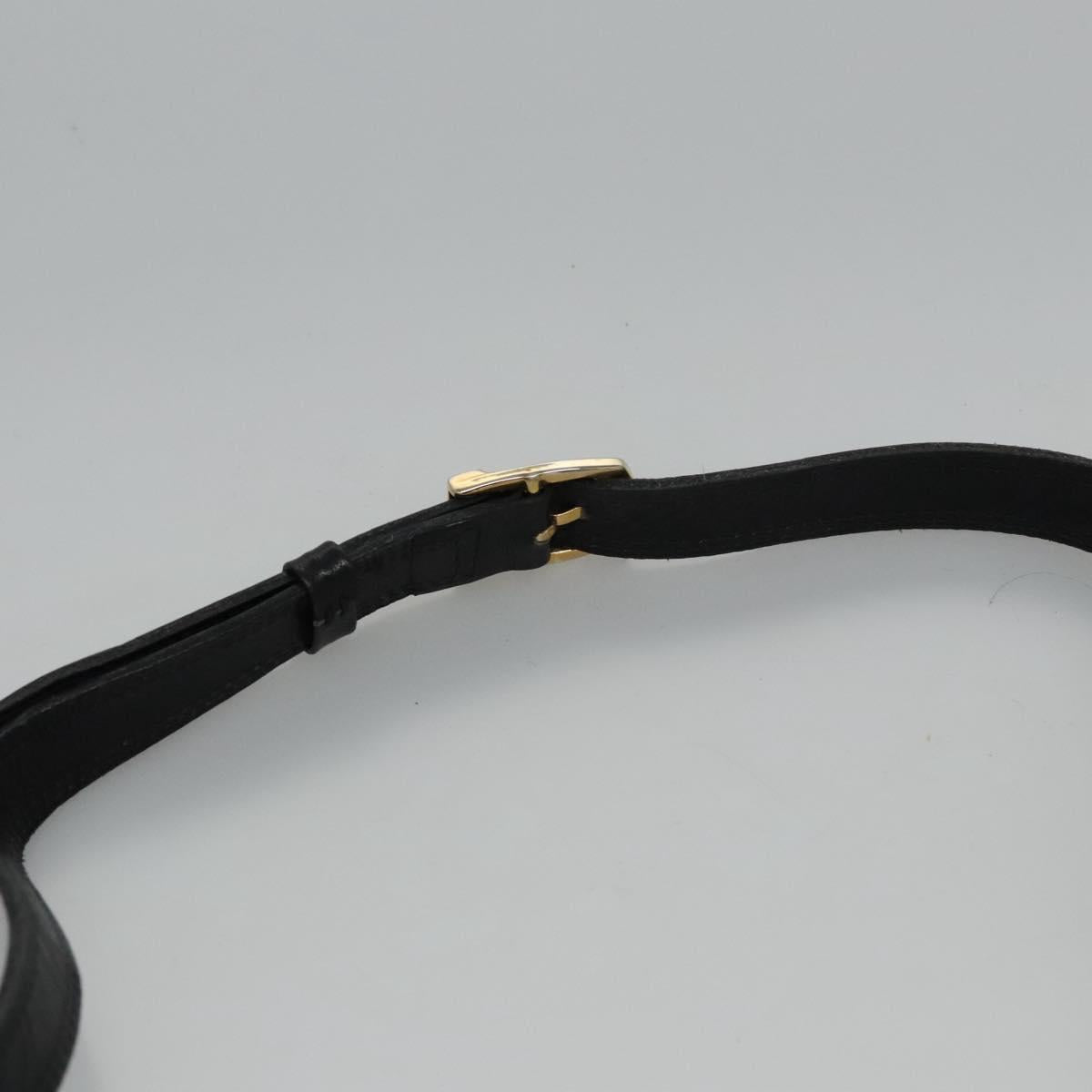 Bally Black Leather Shoulder Bag (Pre-Owned)