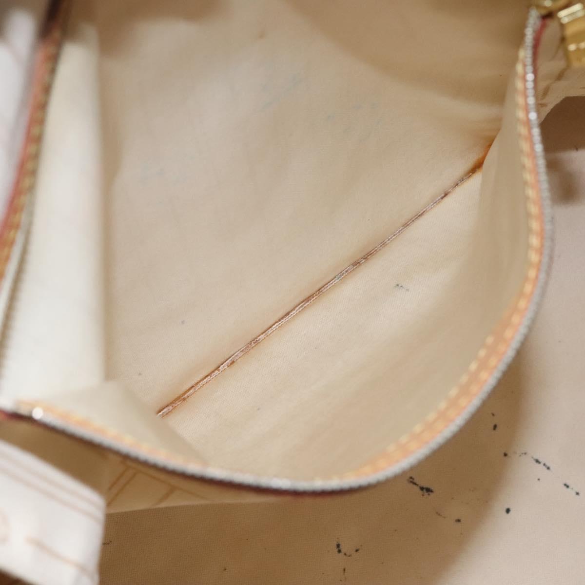 Louis Vuitton Neverfull Gm White Canvas Tote Bag (Pre-Owned)