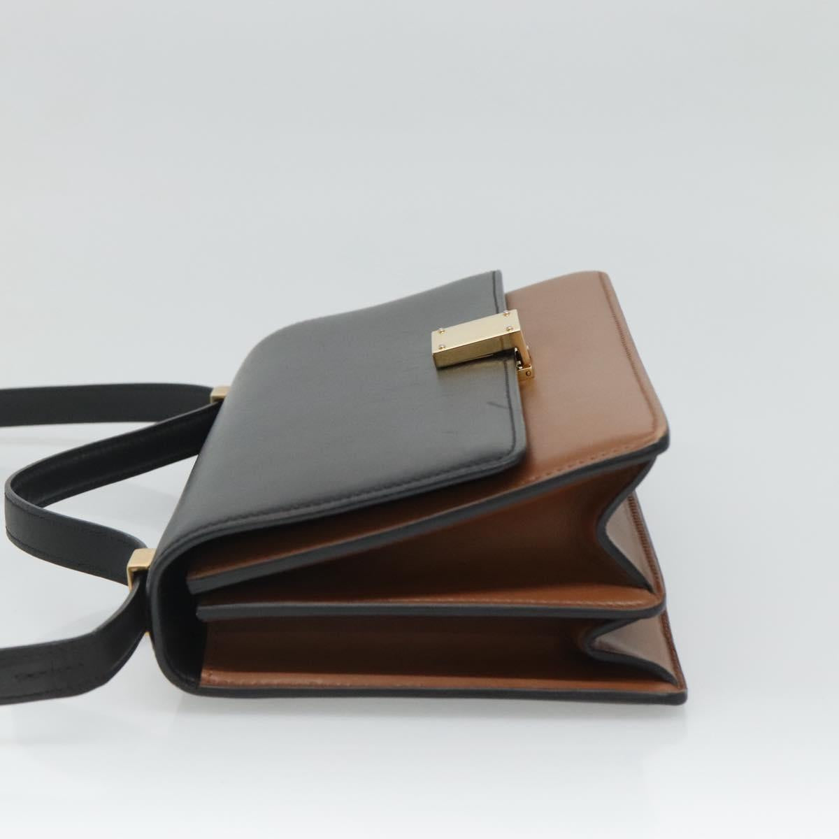 Céline Case Flap Black Leather Shoulder Bag (Pre-Owned)