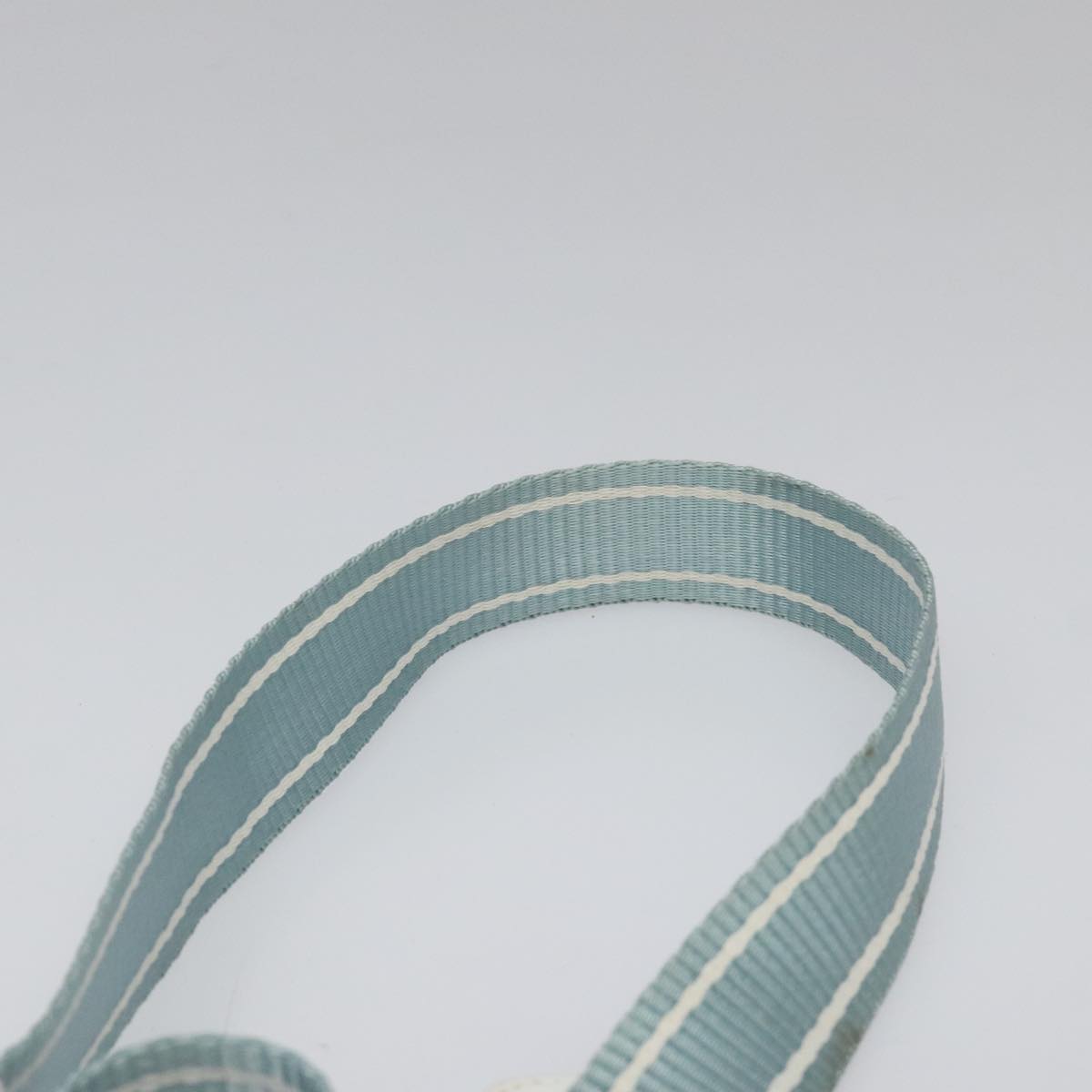 Dior Trotter Blue Canvas Shoulder Bag (Pre-Owned)