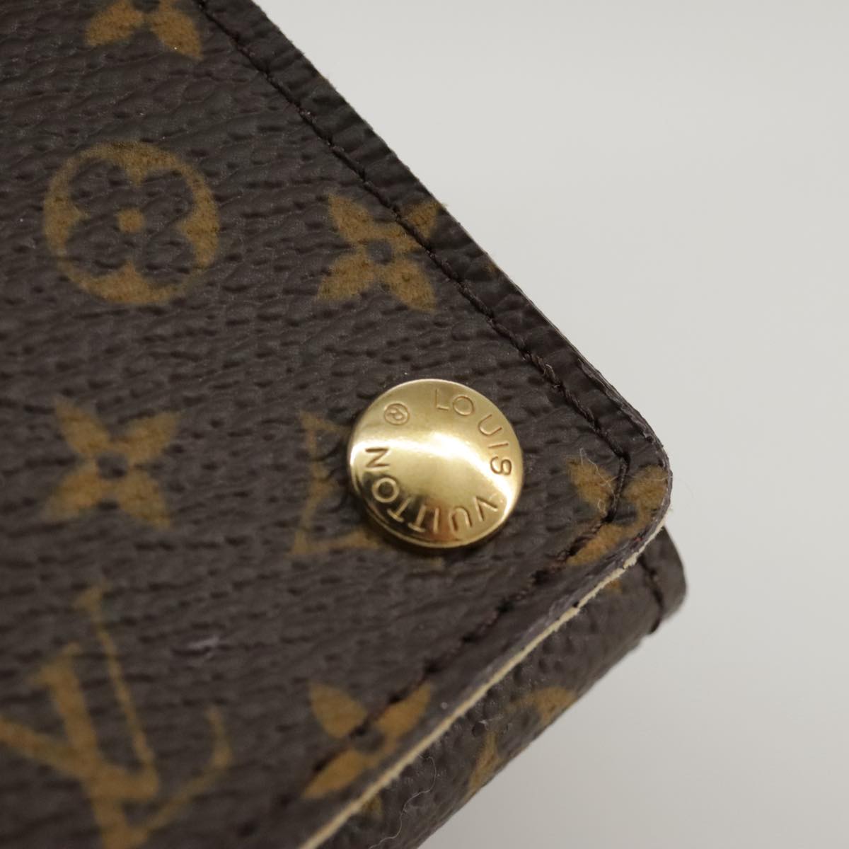 Louis Vuitton Jewelry Case Brown Canvas Wallet (Pre-Owned)