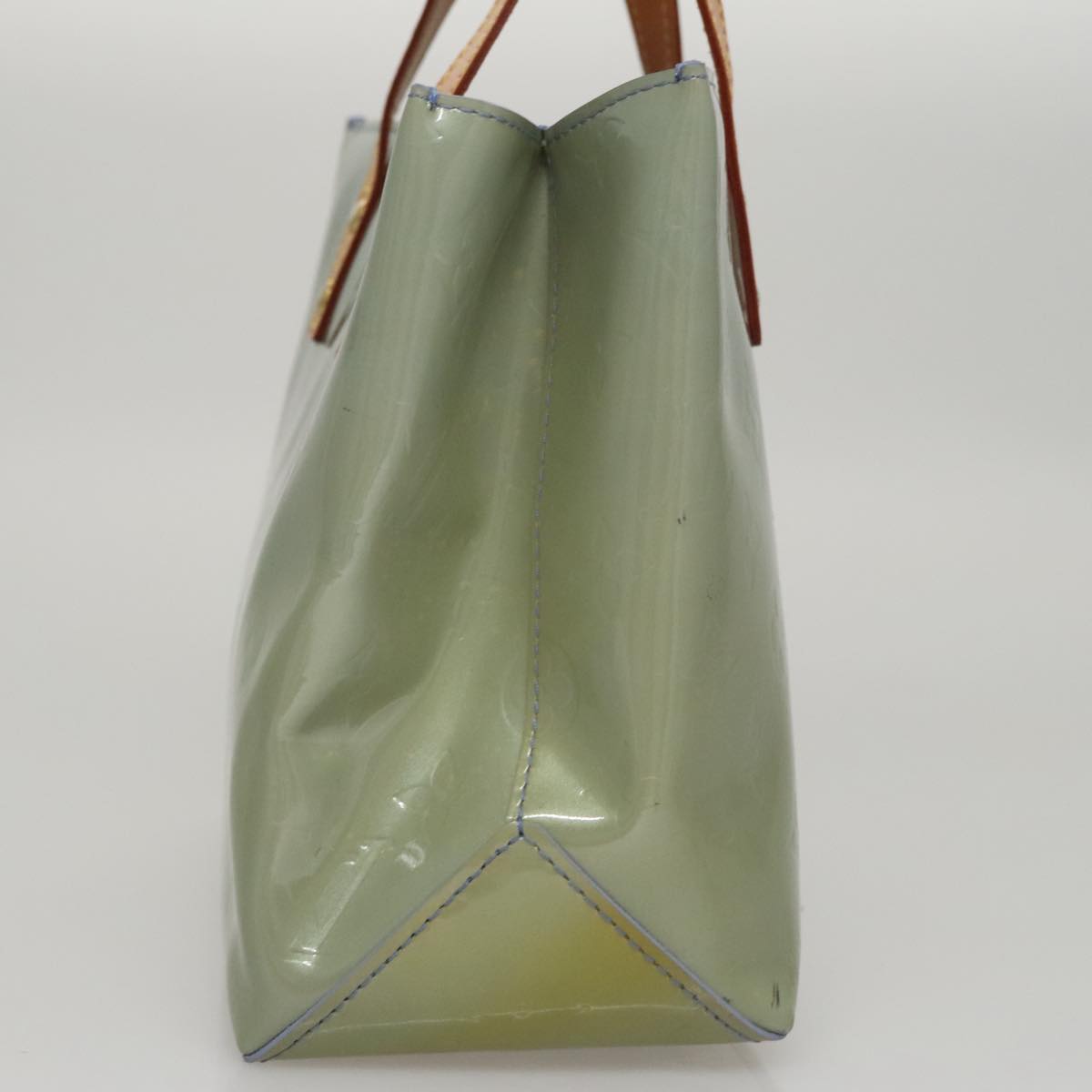 Louis Vuitton Reade Blue Patent Leather Handbag (Pre-Owned)