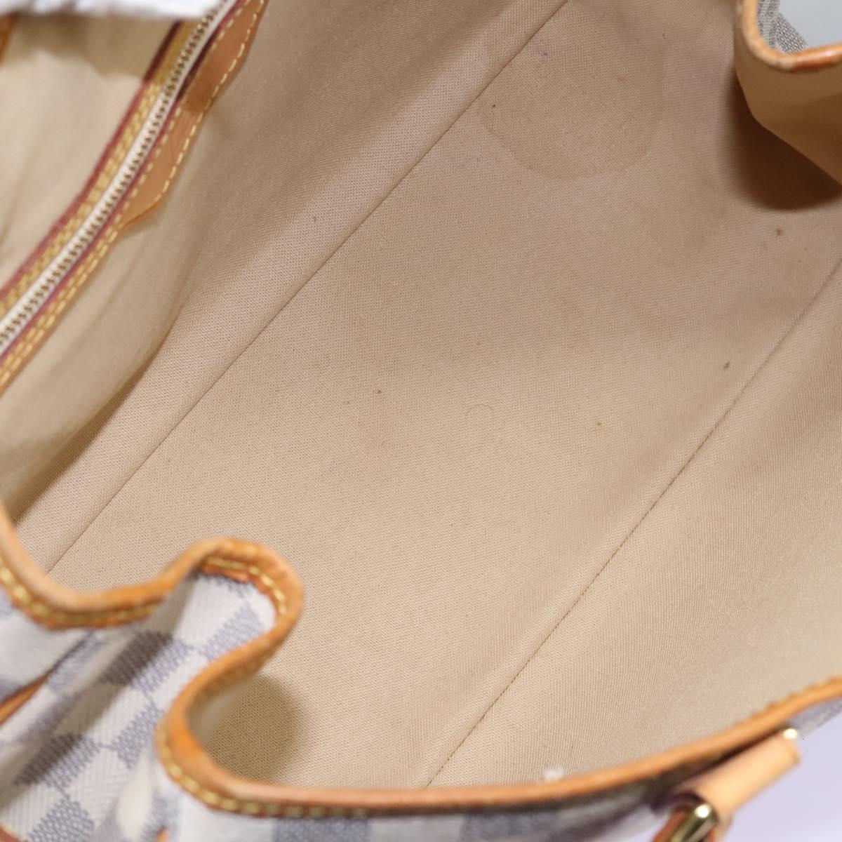 Louis Vuitton Batignolles Horizontal White Canvas Tote Bag (Pre-Owned)