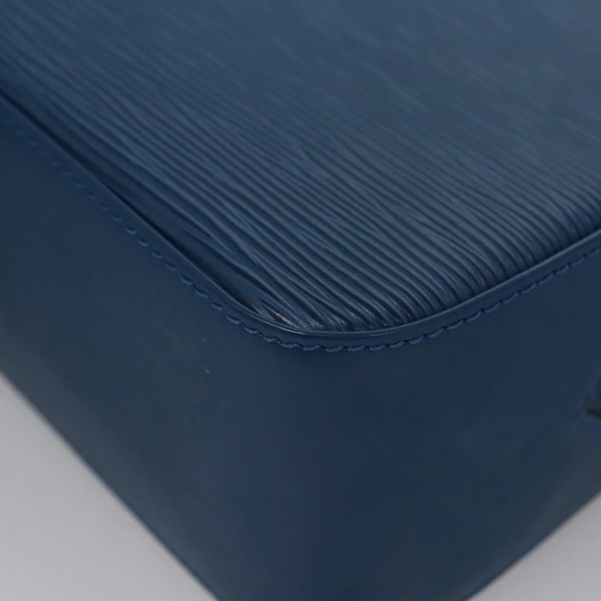 Louis Vuitton Grenelle Blue Leather Shoulder Bag (Pre-Owned)