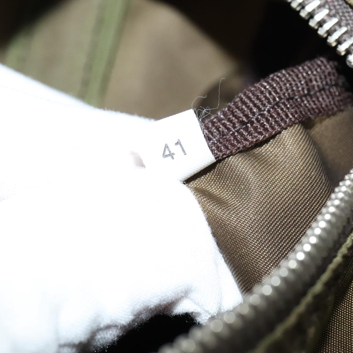 Prada Tessuto Khaki Synthetic Travel Bag (Pre-Owned)