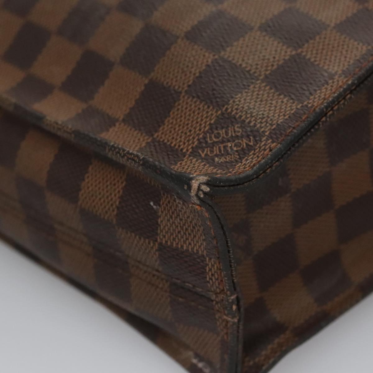 Louis Vuitton Sac Plat Brown Canvas Handbag (Pre-Owned)