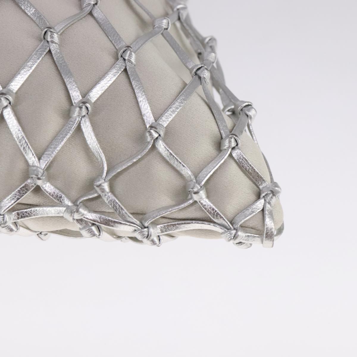 Prada Silver Synthetic Shoulder Bag (Pre-Owned)