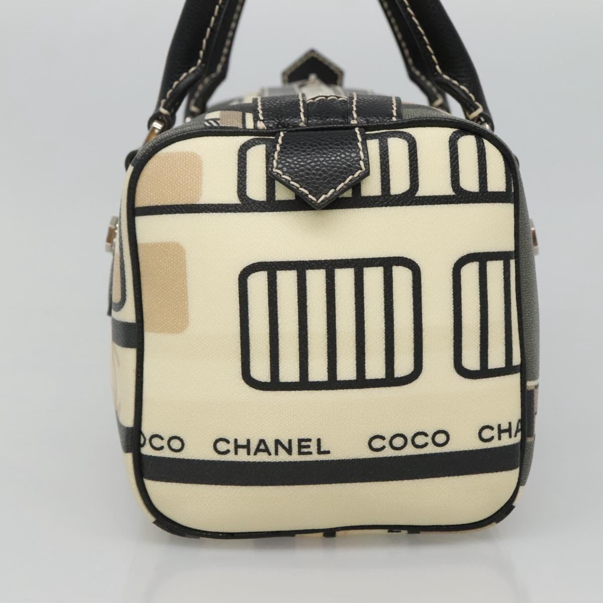 Chanel Central Station Beige Canvas Travel Bag (Pre-Owned)