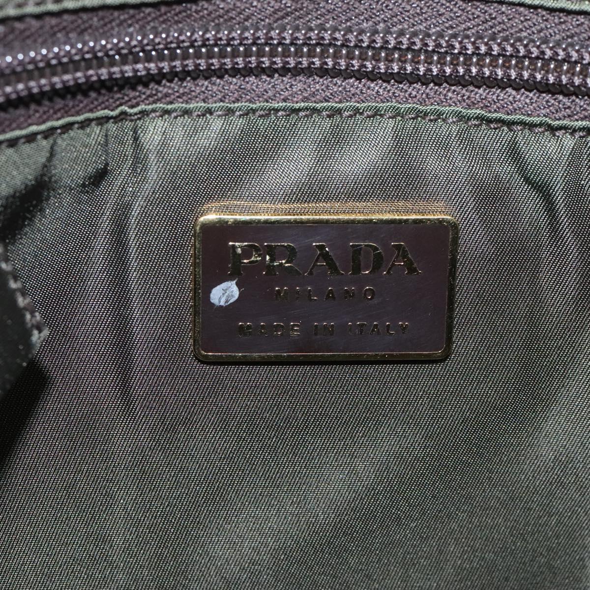 Prada Brown Synthetic Handbag (Pre-Owned)