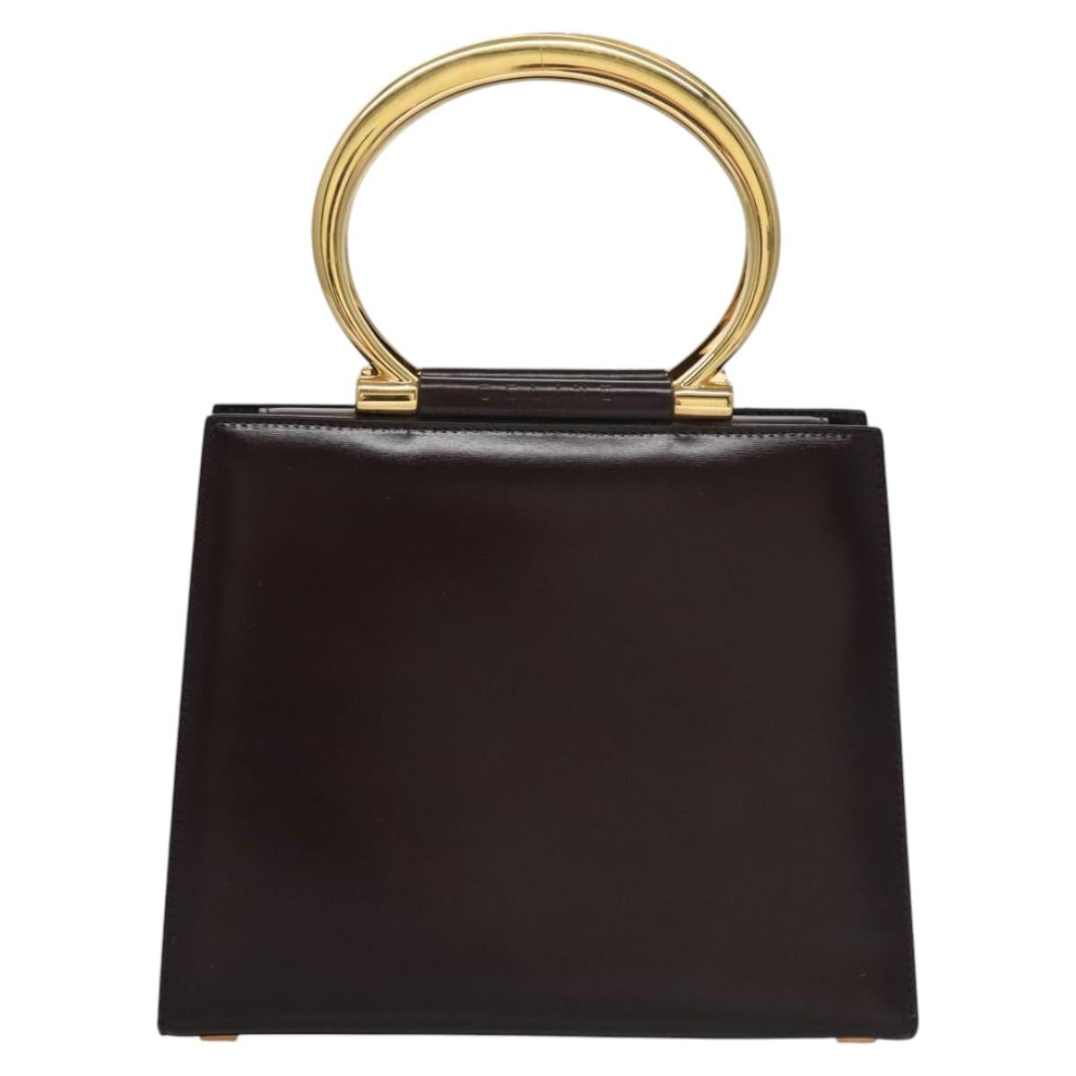Céline Vintage Brown Leather Handbag (Pre-Owned)
