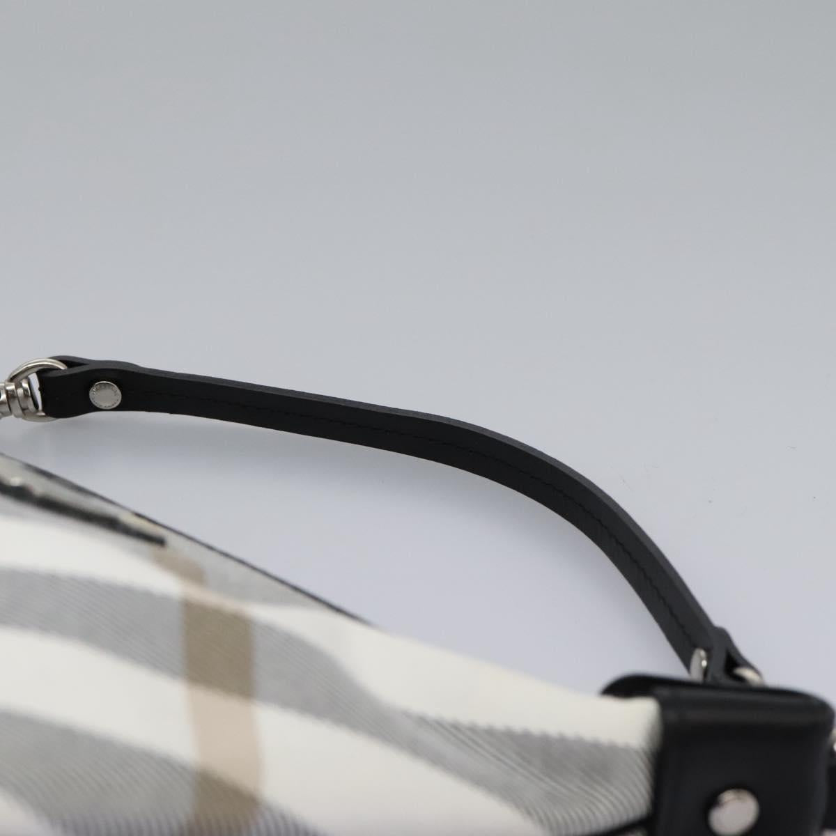 Burberry Nova Check Grey Canvas Clutch Bag (Pre-Owned)