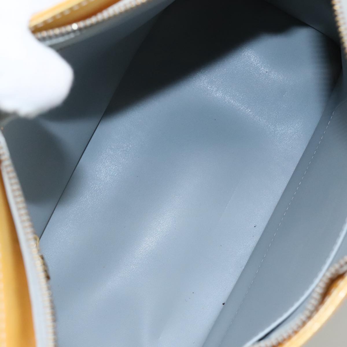 Louis Vuitton Houston Yellow Patent Leather Handbag (Pre-Owned)