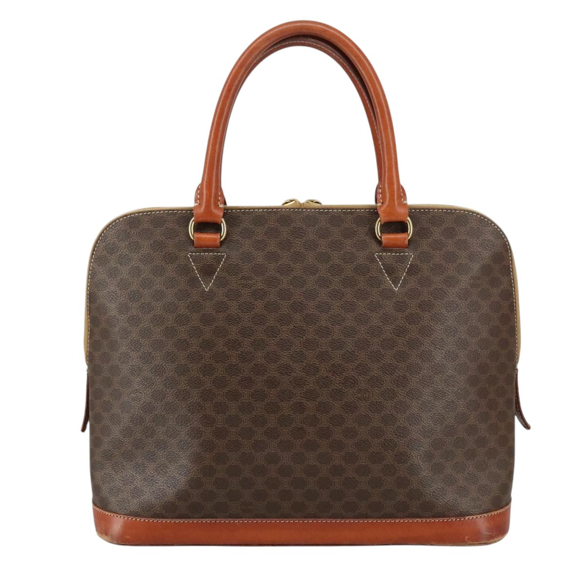 Céline Macadam Brown Canvas Handbag (Pre-Owned)