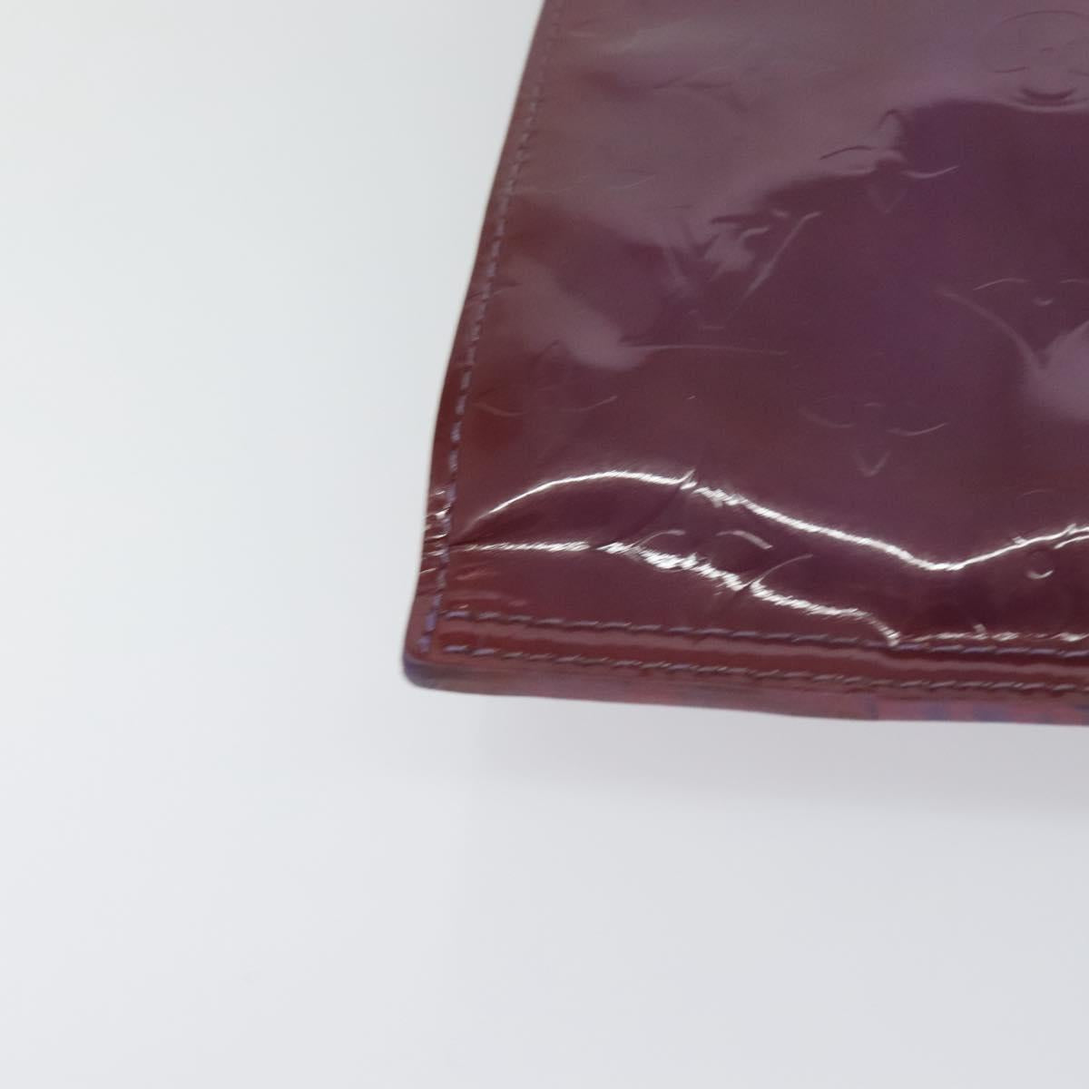 Louis Vuitton Stanton Purple Patent Leather Tote Bag (Pre-Owned)