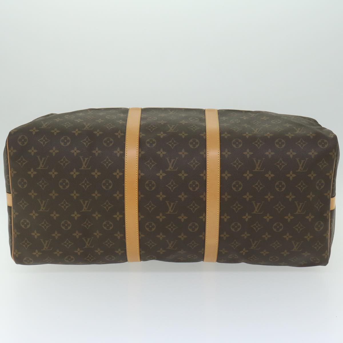 Louis Vuitton Keepall Bandoulière 60 Brown Canvas Shoulder Bag (Pre-Owned)