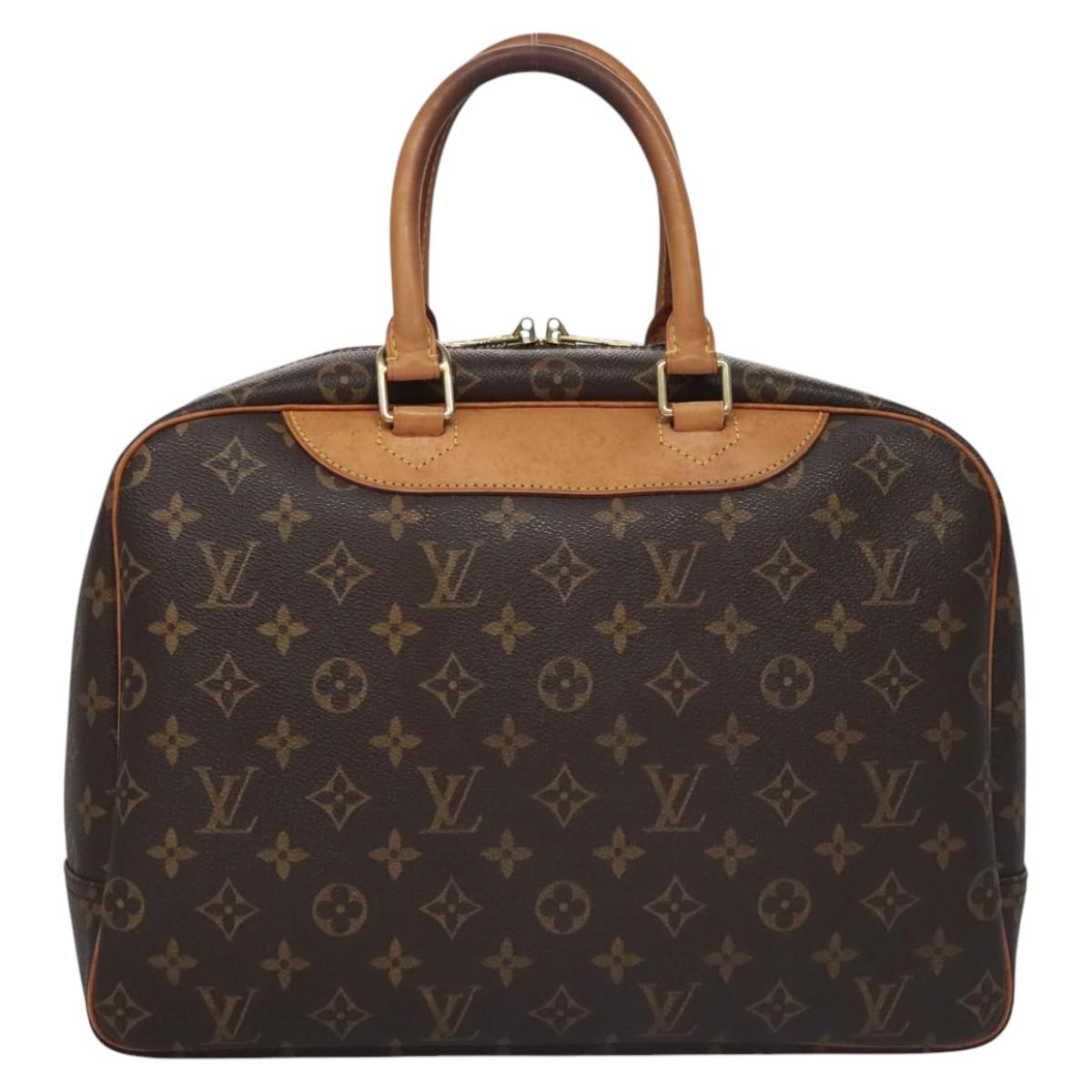 Louis Vuitton Deauville Brown Canvas Handbag (Pre-Owned)