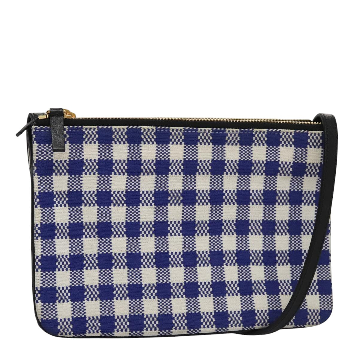 Céline Trio Blue Canvas Shoulder Bag (Pre-Owned)