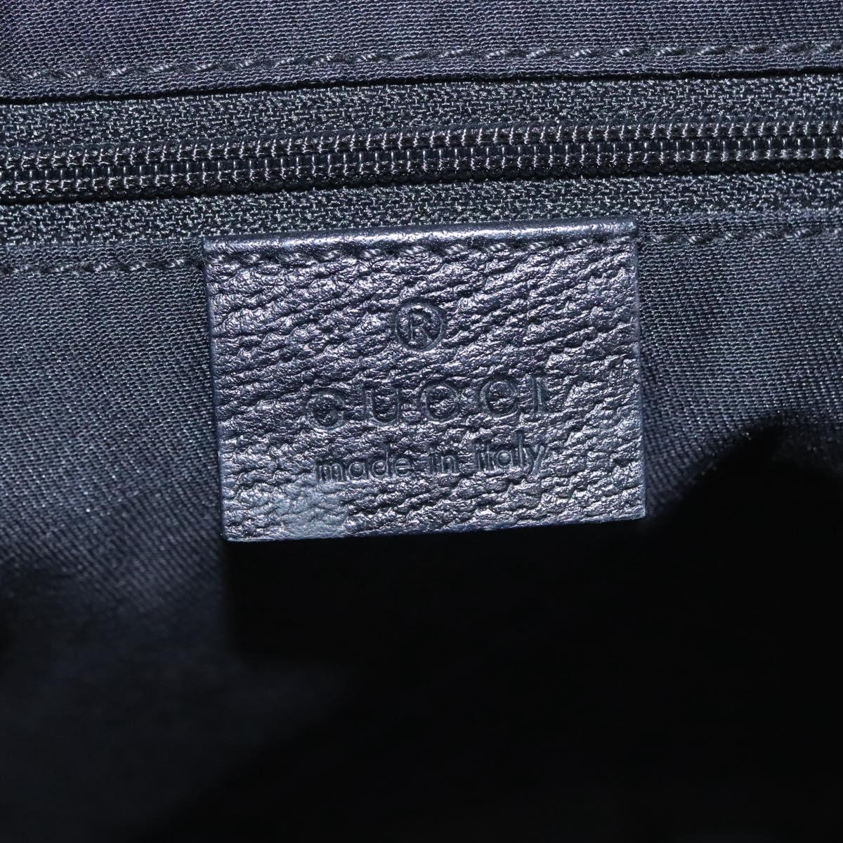 Gucci Abbey Black Canvas Tote Bag (Pre-Owned)