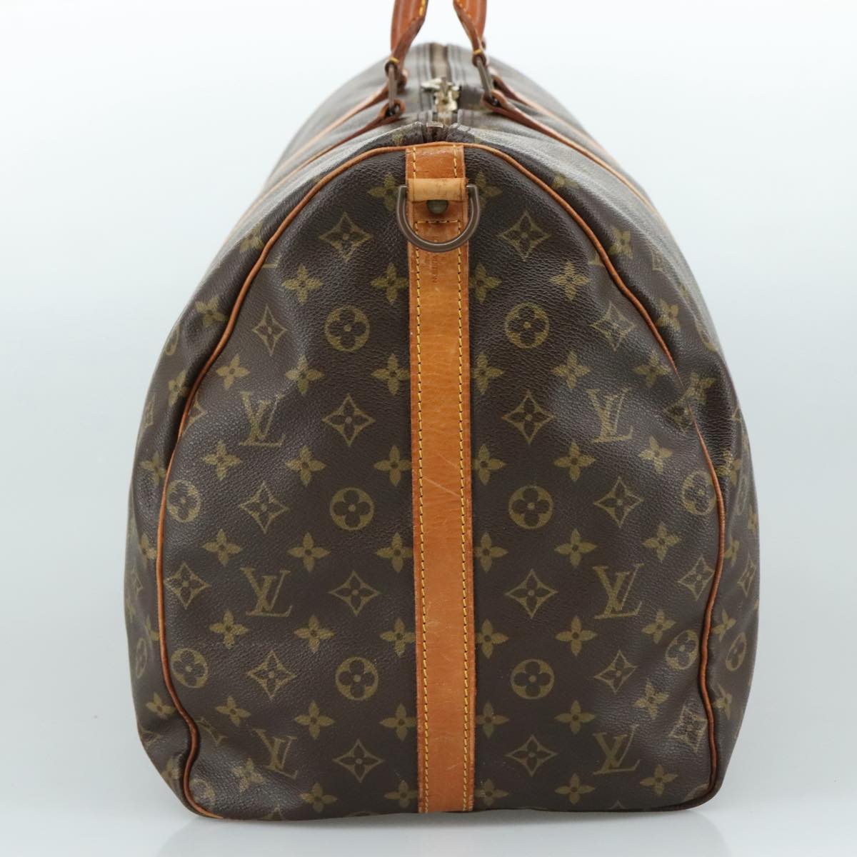 Louis Vuitton Keepall 60 Brown Canvas Travel Bag (Pre-Owned)