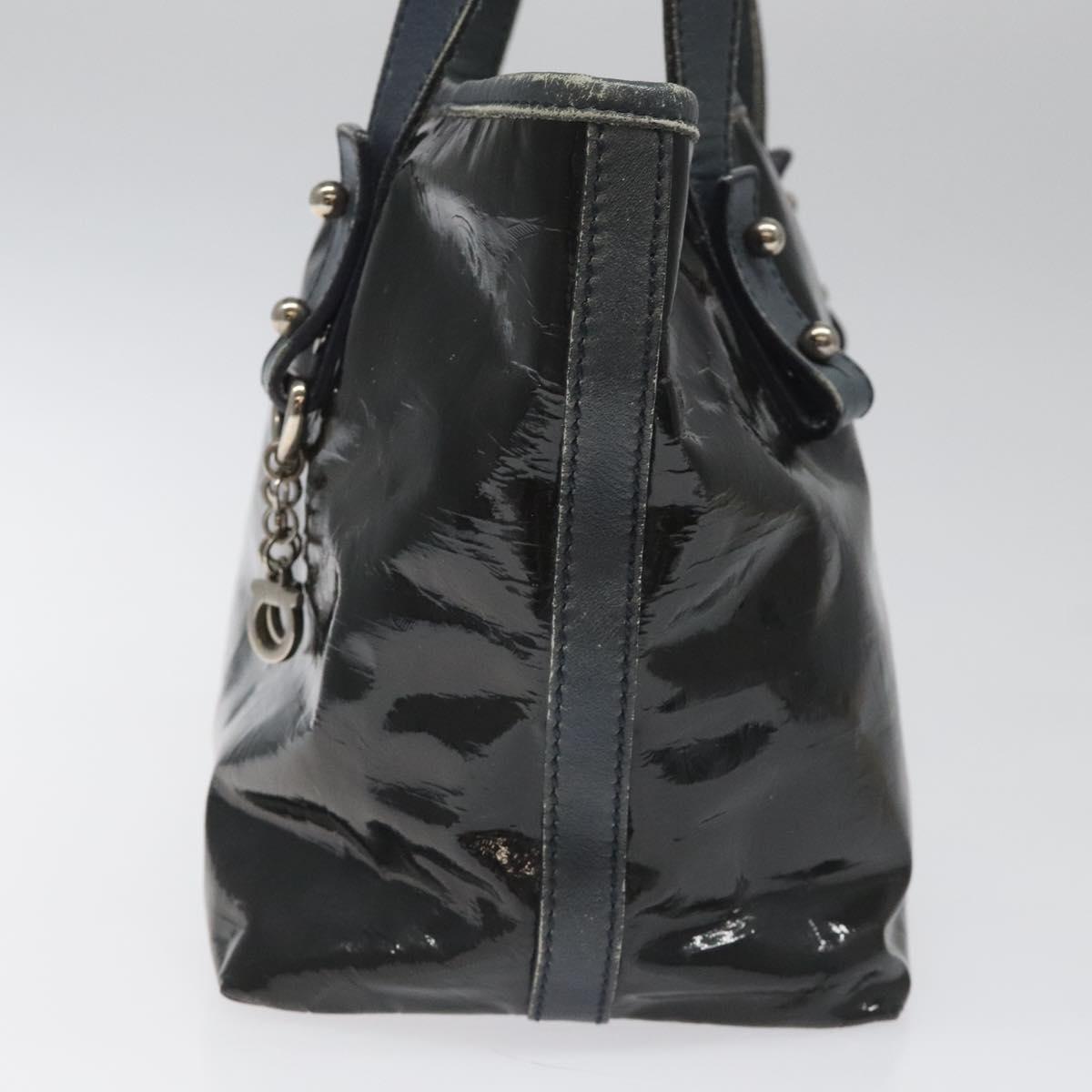 Salvatore Ferragamo - Black Patent Leather Handbag (Pre-Owned)