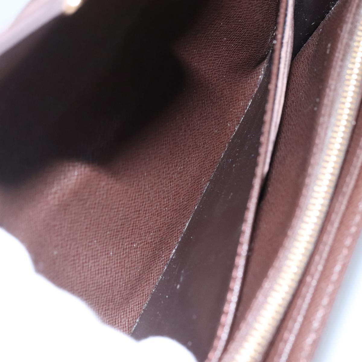 Louis Vuitton Sistina Brown Canvas Wallet (Pre-Owned)