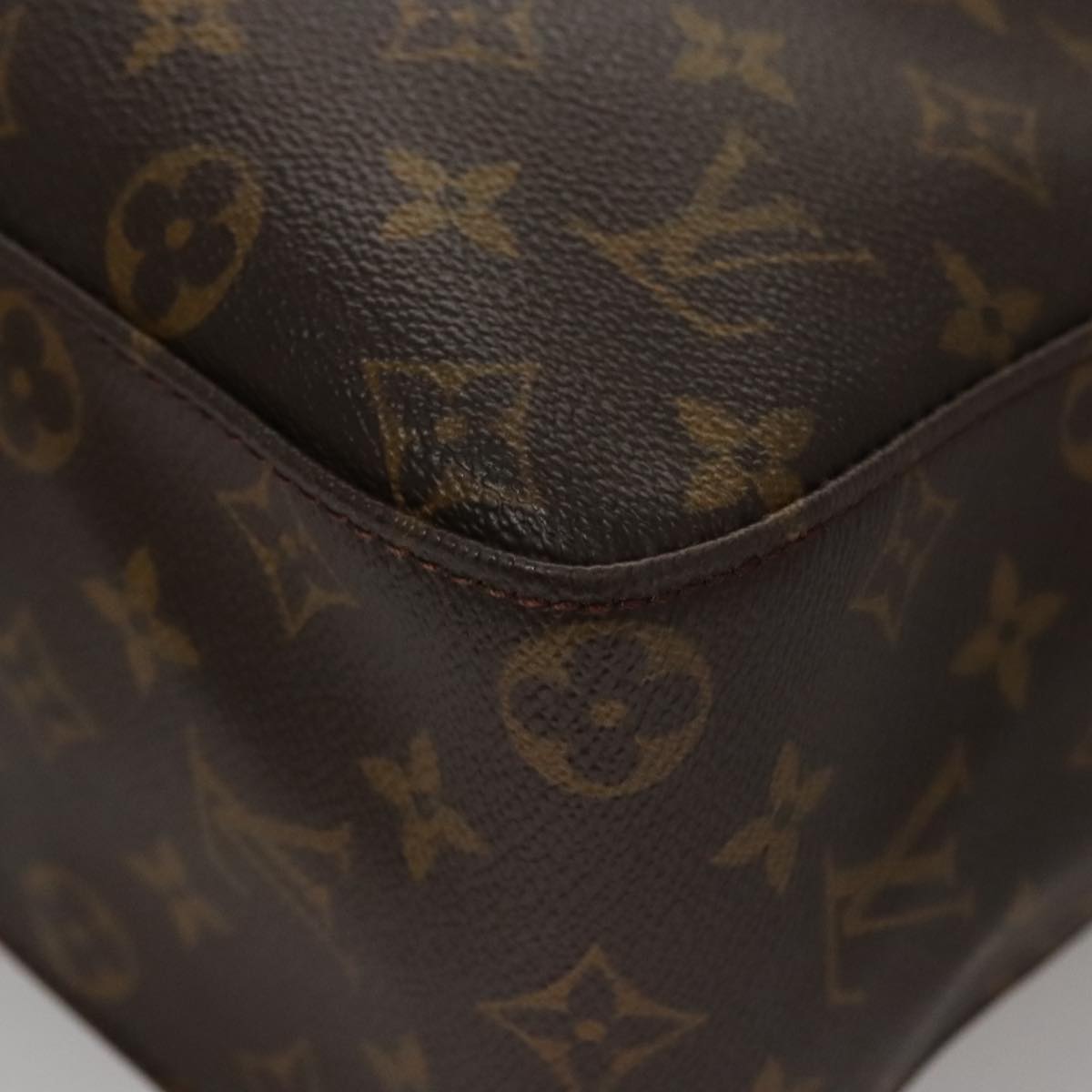 Louis Vuitton Looping Gm Brown Canvas Shoulder Bag (Pre-Owned)