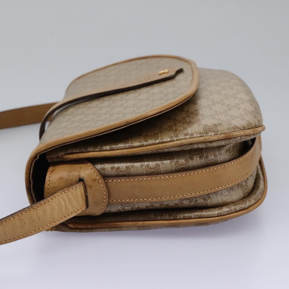 Céline Macadam Beige Canvas Shoulder Bag (Pre-Owned)