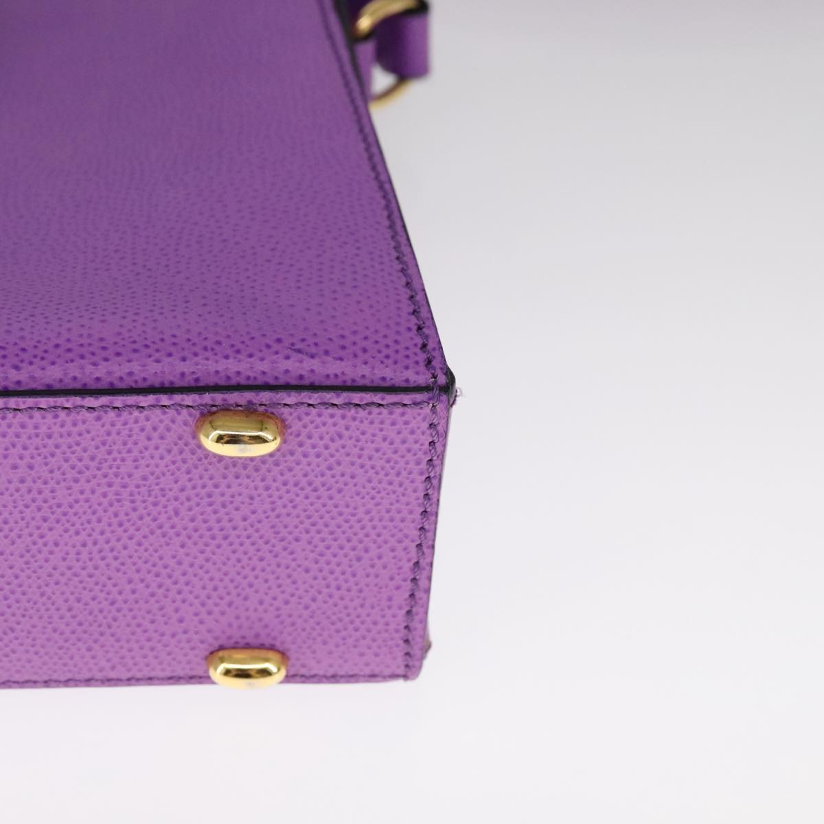 Céline Purple Leather Shoulder Bag (Pre-Owned)
