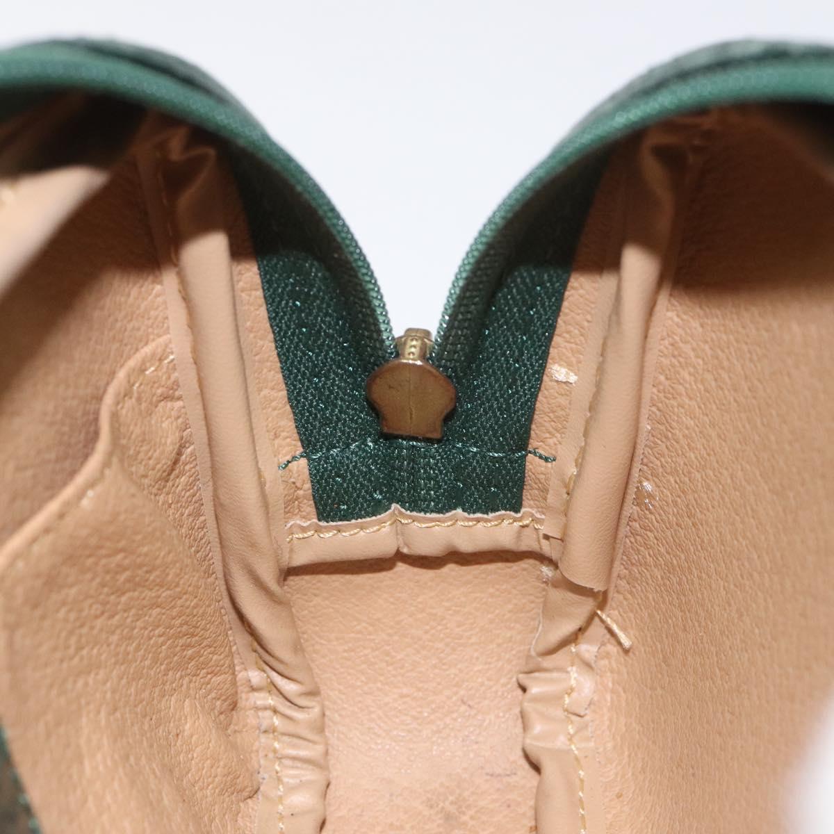 Dior Trotter Green Canvas Clutch Bag (Pre-Owned)