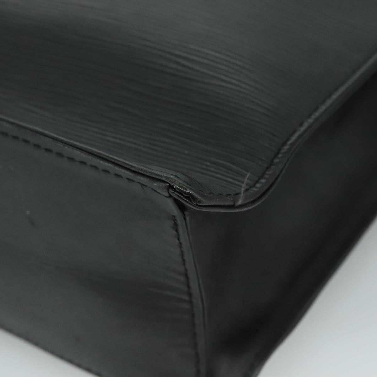 Louis Vuitton Black Leather Handbag (Pre-Owned)