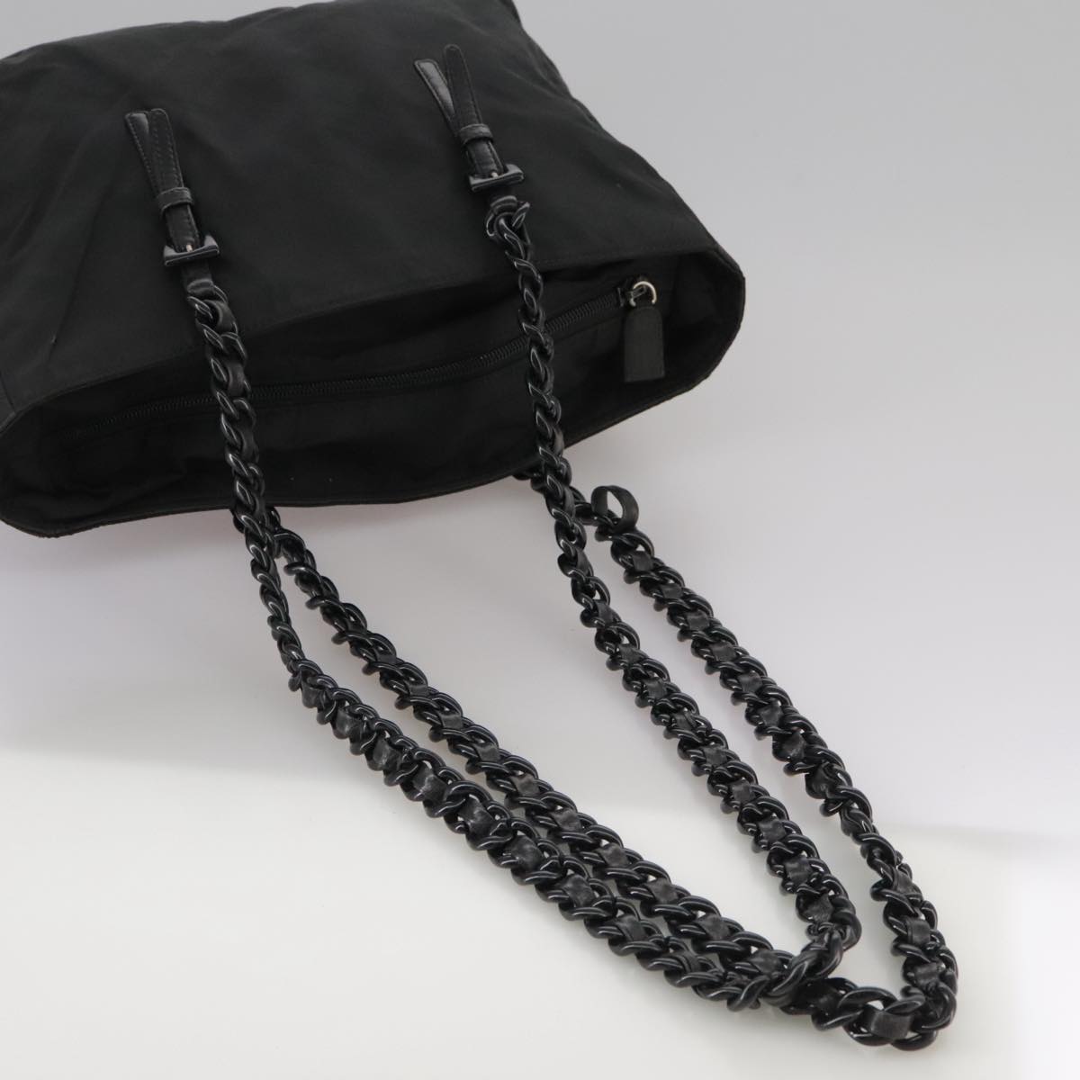 Prada Black Synthetic Shoulder Bag (Pre-Owned)
